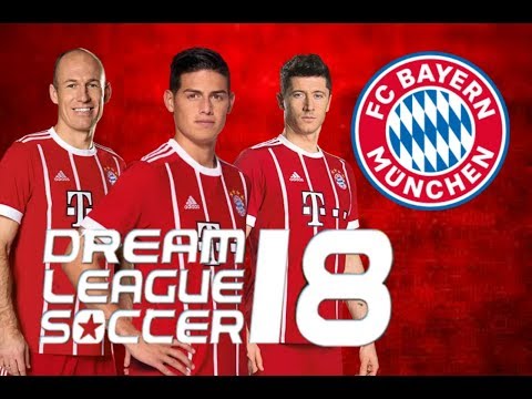 BAYERN MUNICH 2018-19 MOD IN DREAM LEAGUE SOCCER 18 – FULL TEAM, 100 RATED PLAYERS