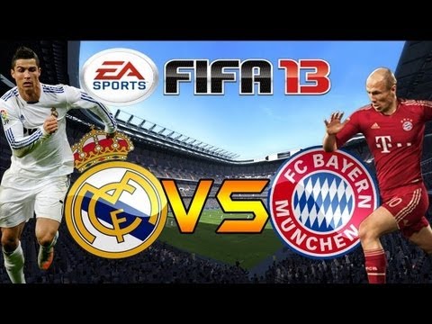 FIFA 13 Gameplay – Bayern Munich VS Real Madrid – Full Game [HD]