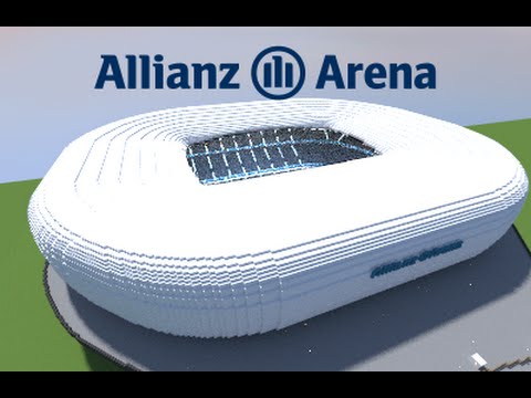 Minecraft – MEGABUILD – Allianz Arena (Bayern München) football Stadium [Official]