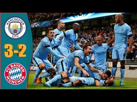 Manchester City vs Bayern München (3-2) | Aguero Hat-trick | Injury Time Winner | UCL 2014/2015