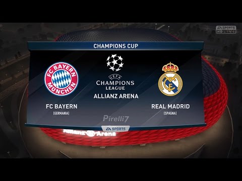 FC Bayern Munich vs Real Madrid FC |Champions League 12/04/2017| FIFA 17 Predicts – by Pirelli7