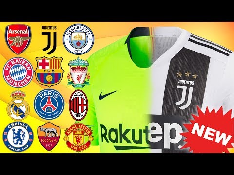 NEW KITS! ⚽ 2018/19 | Juventus, Real Madrid, Barcelona… | 1080p60
