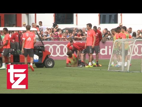 Hier verletzt sich Kingsley Coman – Training FC Bayern München