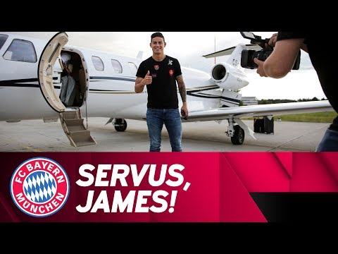 James Rodríguez Arrives in Munich!