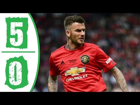 Manchester United Legends vs Bayern Munich Legends 5-0 Highlights & Goals 2019