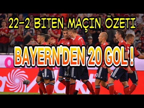 Bayern 20-2 Egern | 22 GOLLÜK MAÇIN ÖZETİ | BAYERN'DEN 22 GOLLÜK MAÇ !