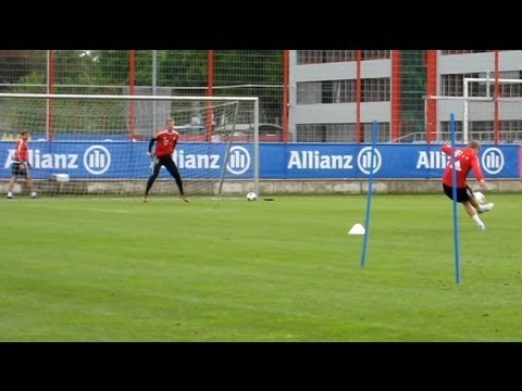 Shooting training | Dribblings | nice Goals – FC Bayern Munich – Robben Dante Kroos Müller