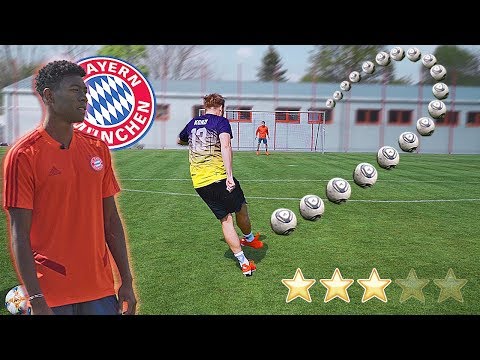 FC Bayern Profi David Alaba BEWERTET unsere Freistöße ?