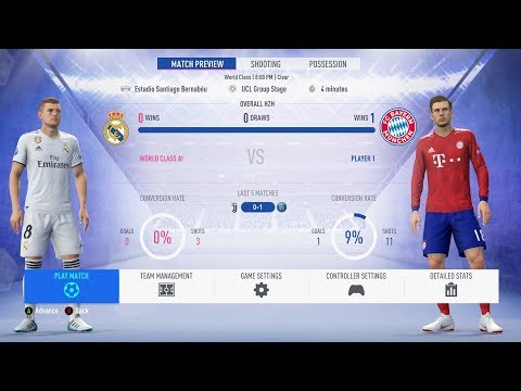 FIFA 19 – Madrid Vs Bayern Munich – FULL GAMEPLAY