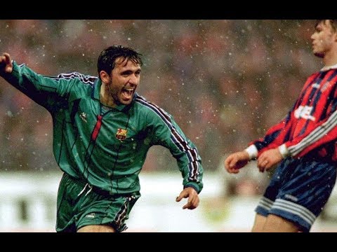 Gheorghe Hagi (Barcelona) Vs Bayern Munchen 1996 ● Goal & Highlights