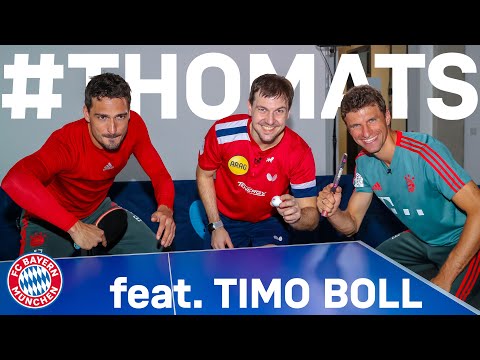 ThoMats #8 | Table Tennis Challenge w/ Timo Boll | Müller vs. Hummels