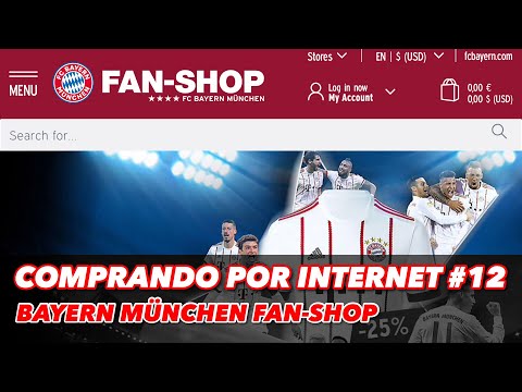 COMPRANDO POR INTERNET #12 | BAYERN MÜNCHEN FAN-SHOP