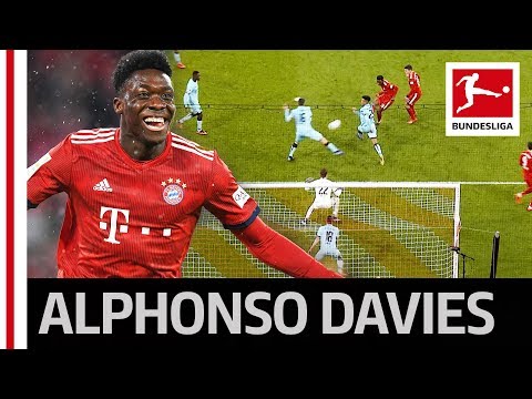 18-Year-Old Alphonso Davies Scores His First Goal for FC Bayern München
