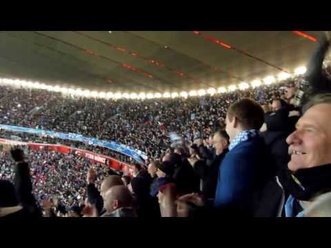 Bayern Munich v Manchester City 10 Dec 2013 – Milner winning goal plus applause