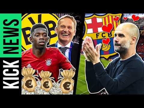 Darum hofft Dortmund auf Dembélé-Transfer zu Bayern! Guardiola zurück zu Barça? | KickNews