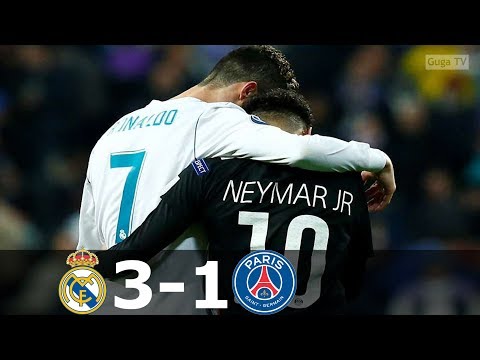 Real Madrid vs Paris Saint Germain 3-1 – UCL 2017/2018 (1st Leg)