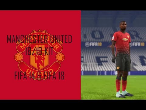 Manchester United 18-19 Home Kit (Official Version) [FIFA 14 & FIFA 18]