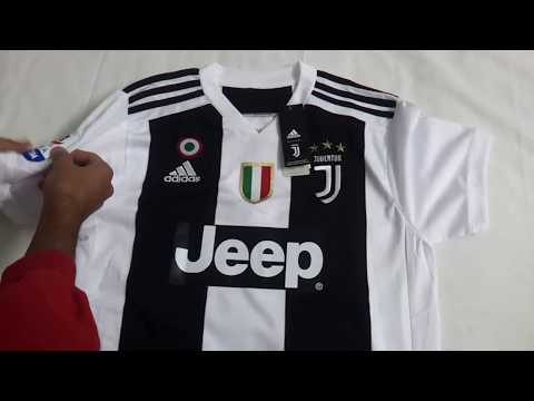 Gogoalshop.co 18-19 Juventus Home Soccer Jersey Shirt Unboxing Review