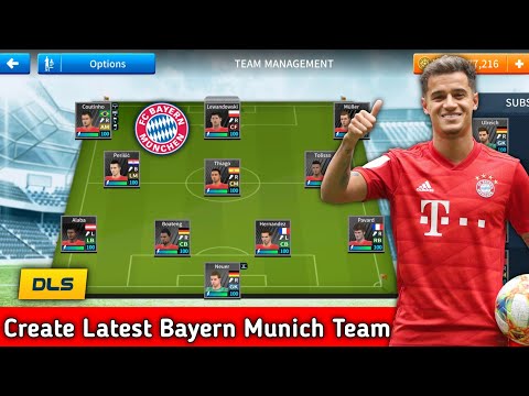 How To Create Latest Bayern Munich Team In Dream League Soccer 2019