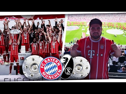 FC BAYERN MEISTERFEIER⚽ & LETZTES SPIEL VON LAHM & ALONSO!? FC BAYERN MÜNCHEN VS SC FREIBURG PMTV