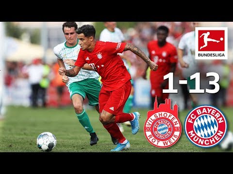Coutinho's first Goal for Bayern | FC Bayern München 13-1 Vilshofen | Highlights