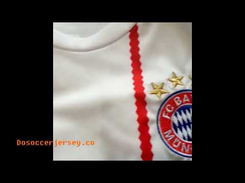 dosoccerjersey.net reviews Bayern Munich soccer jerseys 2017-18 White Third soccergears kit