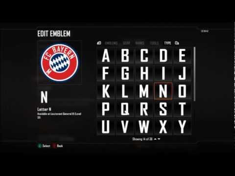 BO2 | Football Club Emblem Tutorial | Bayern Munchen Badge Ep.1