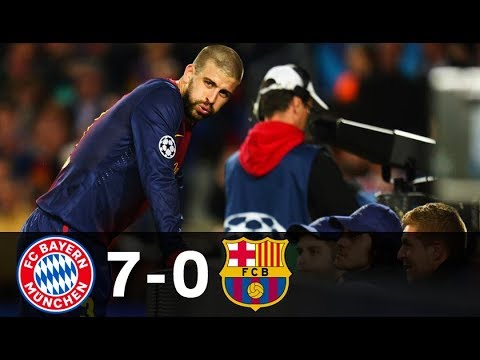 Bayern Munich vs Barcelona 7-0 UCL 2013 Semifinal (both legs) Highlights HD