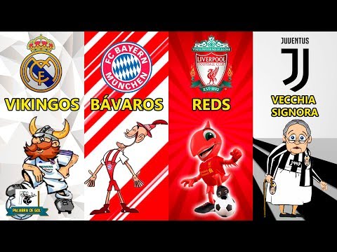 ORIGEN DE LOS APODOS DE REAL MADRID, BAYERN MUNICH, LIVERPOOL y JUVENTUS (ORIGIN OF NICKNAMES)