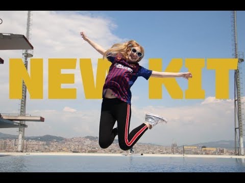 NEW FC BARCELONA TEAM KIT 2018/19 REVEAL VLOG