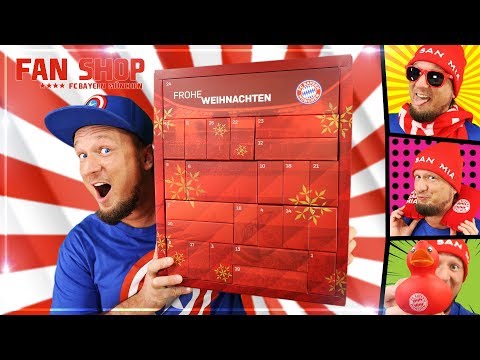 ADVENTSKALENDER 2019 Fan Shop FC BAYERN MÜNCHEN Unboxing Deutsch