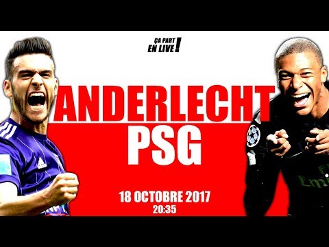 DIRECT : ANDERLECHT – PSG (LIVE / 18-10 / 20h35 / LDC)