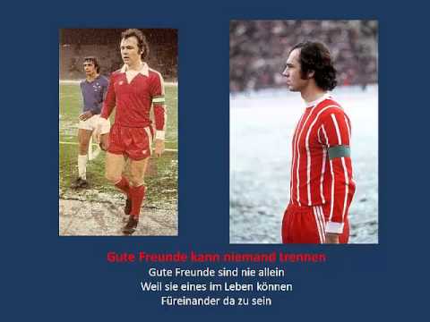 FC Bayern Gute Freunde kann niemand trennen (with lyrics)