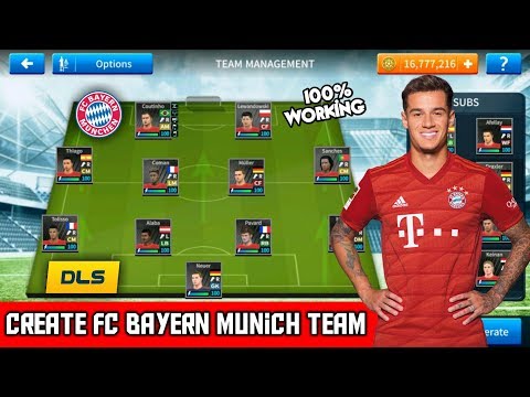 How To Create Latest FC Bayern Munich Team In Dream League Soccer   All Players 100