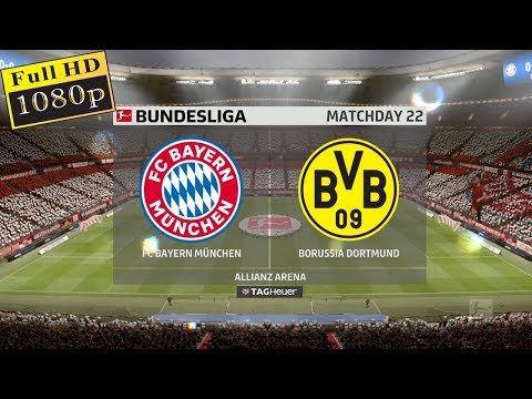 FC BAYERN VS BORUSSIA DORTMUND | BUNDESLIGA 18/19 | FIFA 19 HD GAMEPLAY