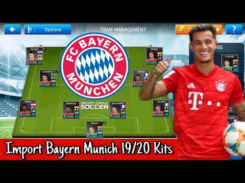 How To Create Latest Bayern Munich Team In Dream League Soccer 2019 | Import Bayern Munich 19/20 Kit