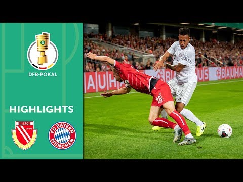 Lewandowski brace & Hernandez debut | Cottbus vs. FC Bayern 1-3 | Highlights | DFB Cup | 1st Round