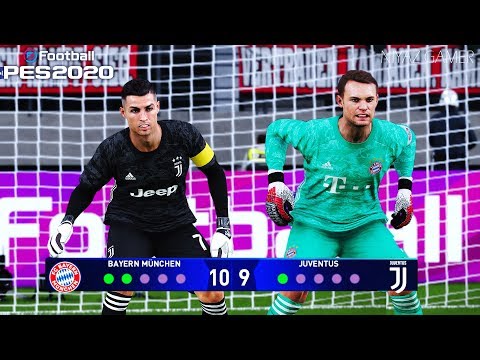 PES 2020 | goalkeeper M.NOUER vs goalkeeper C.RONALDO | Penalty Shootout | Bayern vs Juventus