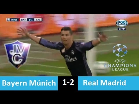 (Relato Mariano Closs)Bayern  Múnich 1-2 Real Madrid 12/04/17 Doblete De Cristiano UCL 2017