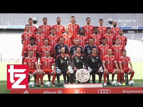 FC Bayern: Antritt zum Fototermin