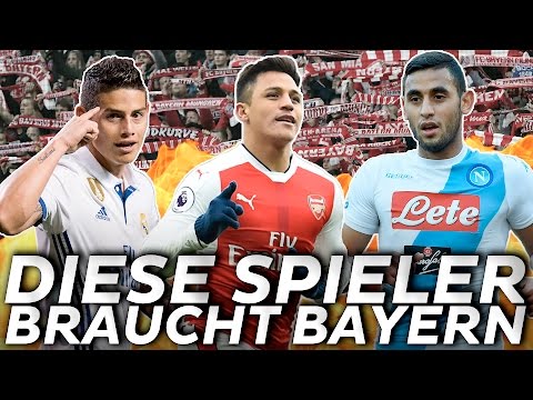 Fünf Spieler, die der FC Bayern für das Triple 2017/18 braucht ?