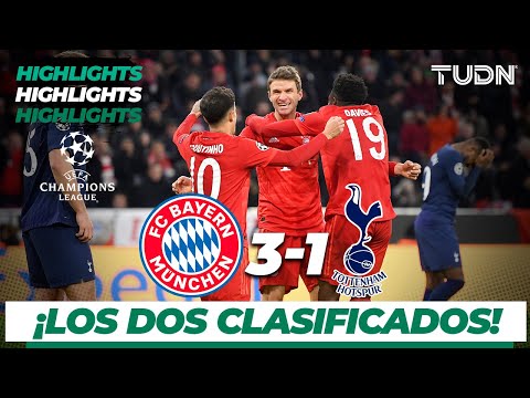 Highlights | Bayern Munich 3 – 1 Tottenham | Champions League – J 6 – Grupo B | TUDN