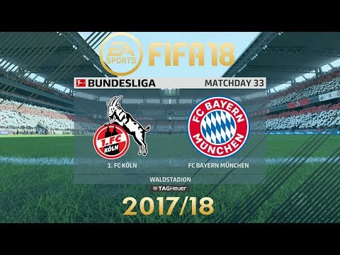 FIFA 18 FC Köln vs Bayern Munich | Bundesliga 2017/18 | PS4 Full Match