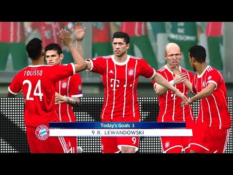Bayern Munich vs PSG 3-0 | UEFA Champions League 2017/18 Gameplay
