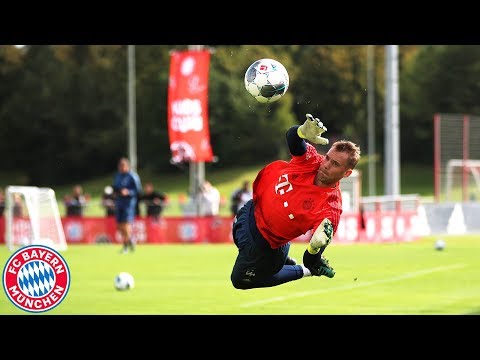 FC Bayern Training Session – Neuer, Coutinho, Lewy & Co. after the Victory against 1. FC Köln