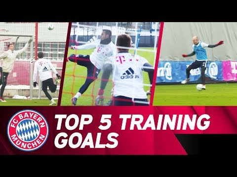 Top 5 Goals in FC Bayern Training ? ⚽