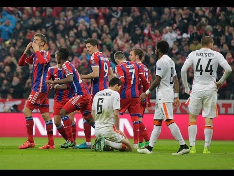 FC Bayern München vs Shakhtar Donetsk 7-0 All Goals & Highlights 2015 UEFA Champions League