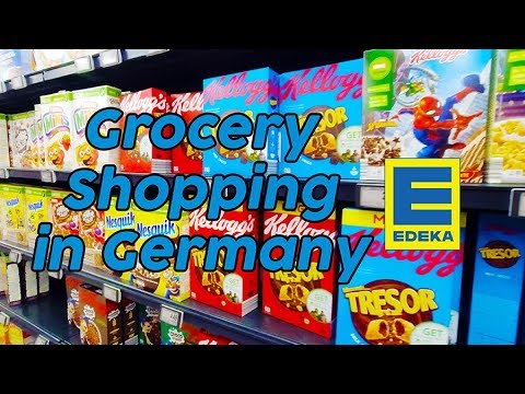 Edeka Munich Airport – German Grocery Shopping – NEW