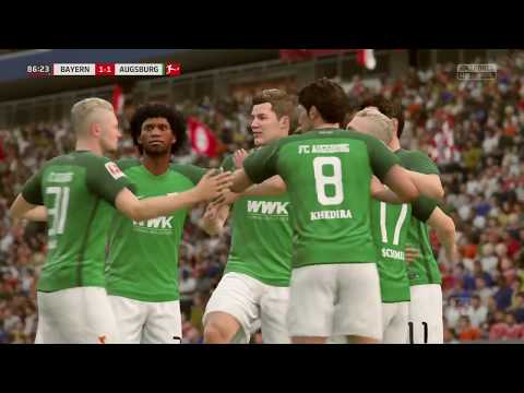 FIFA 18 | FC Bayern Munchen vs FC Augsburg | Bundesliga 2017/18 | Full Gameplay PS4