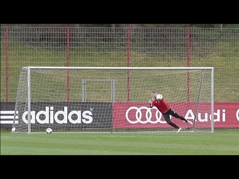 Raif Husic – FC Bayern Munich Goalie – skills training session